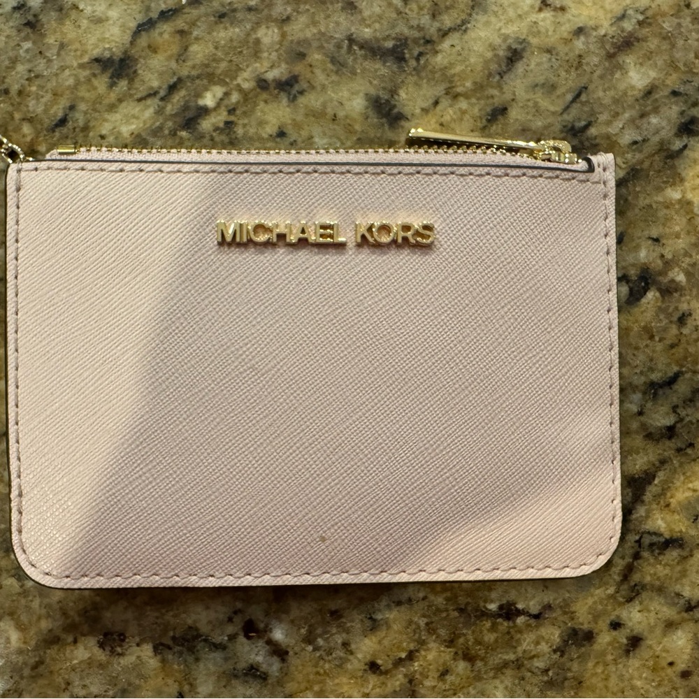 Michael Kors Blush Pink Card Holder